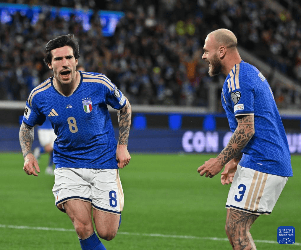 足球——世预赛附加赛：意大利胜北爱尔兰